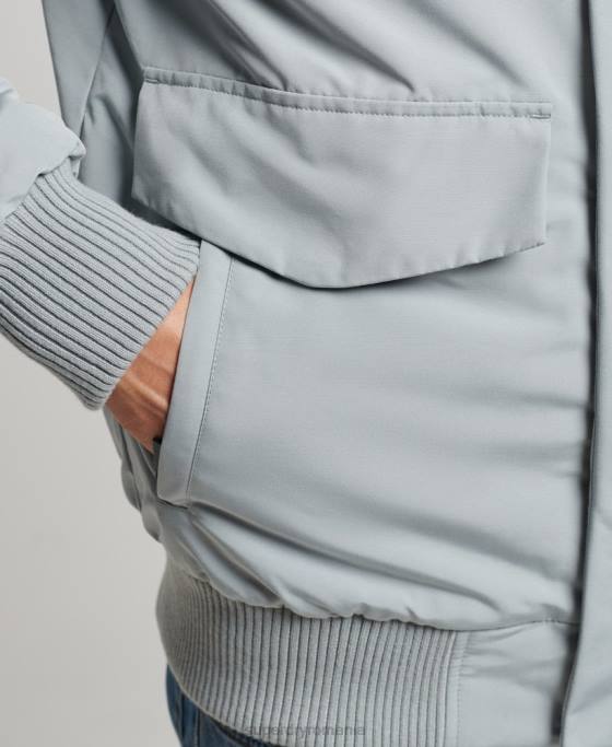 Superdry jachetă bomber everest îmbrăcăminte albastru deschis bărbați JX0Z993