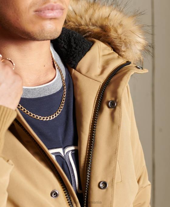 Superdry jachetă bomber everest îmbrăcăminte bronzat bărbați JX0Z1055