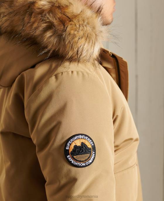 Superdry jachetă bomber everest îmbrăcăminte bronzat bărbați JX0Z1055