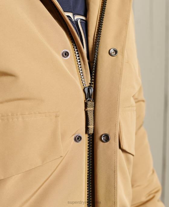 Superdry jachetă bomber everest îmbrăcăminte bronzat bărbați JX0Z1055