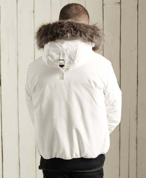 Superdry jachetă bomber everest îmbrăcăminte cremă bărbați JX0Z4567