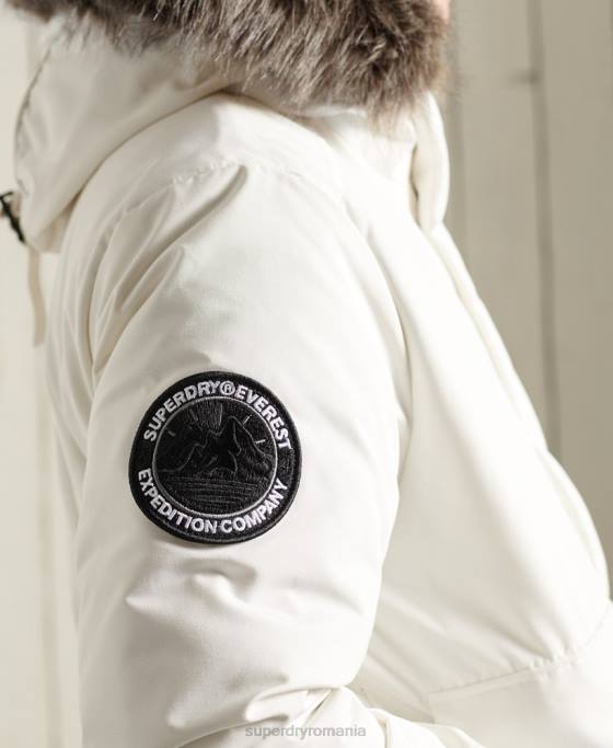Superdry jachetă bomber everest îmbrăcăminte cremă bărbați JX0Z4567