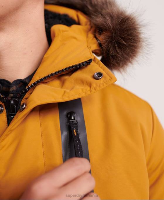 Superdry jachetă bomber everest îmbrăcăminte galben bărbați JX0Z4604