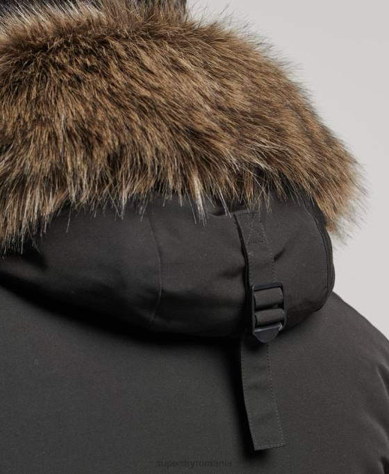 Superdry jachetă bomber everest îmbrăcăminte gri inchis bărbați JX0Z983