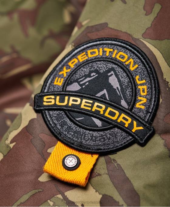 Superdry jachetă bomber everest îmbrăcăminte kaki bărbați JX0Z4708