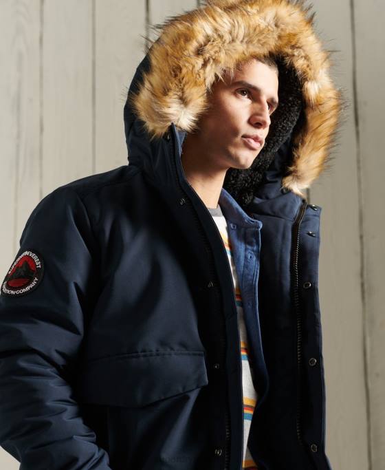 Superdry jachetă bomber everest îmbrăcăminte marina bărbați JX0Z1085