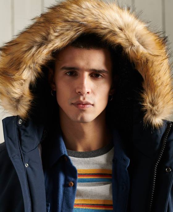 Superdry jachetă bomber everest îmbrăcăminte marina bărbați JX0Z1085