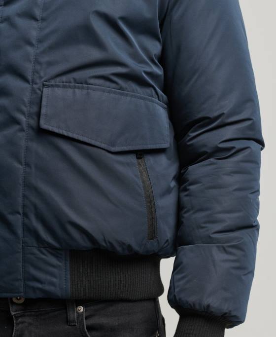 Superdry jachetă bomber everest îmbrăcăminte marina bărbați JX0Z4500