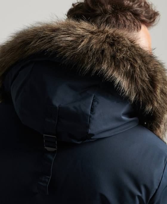 Superdry jachetă bomber everest îmbrăcăminte marina bărbați JX0Z4500