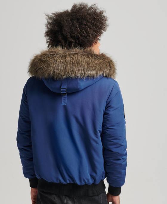 Superdry jachetă bomber everest îmbrăcăminte marina bărbați JX0Z4565