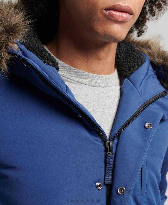 Superdry jachetă bomber everest îmbrăcăminte marina bărbați JX0Z4565