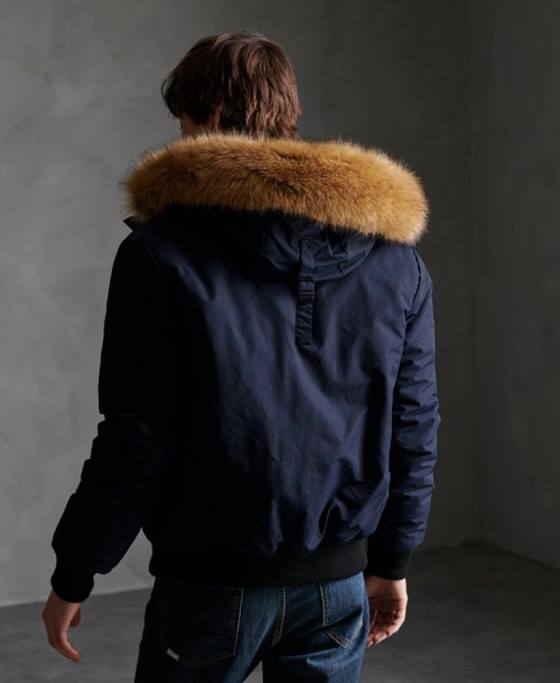 Superdry jachetă bomber everest îmbrăcăminte marina bărbați JX0Z4646