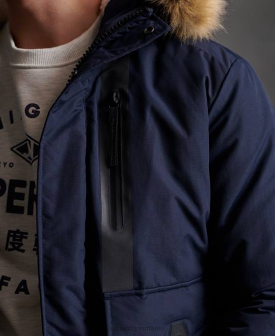 Superdry jachetă bomber everest îmbrăcăminte marina bărbați JX0Z4646