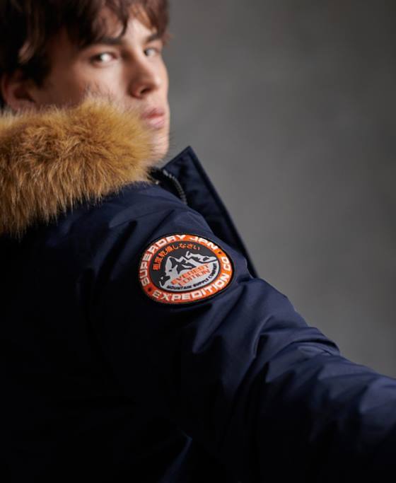 Superdry jachetă bomber everest îmbrăcăminte marina bărbați JX0Z4646