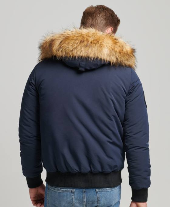 Superdry jachetă bomber everest îmbrăcăminte marina bărbați JX0Z964