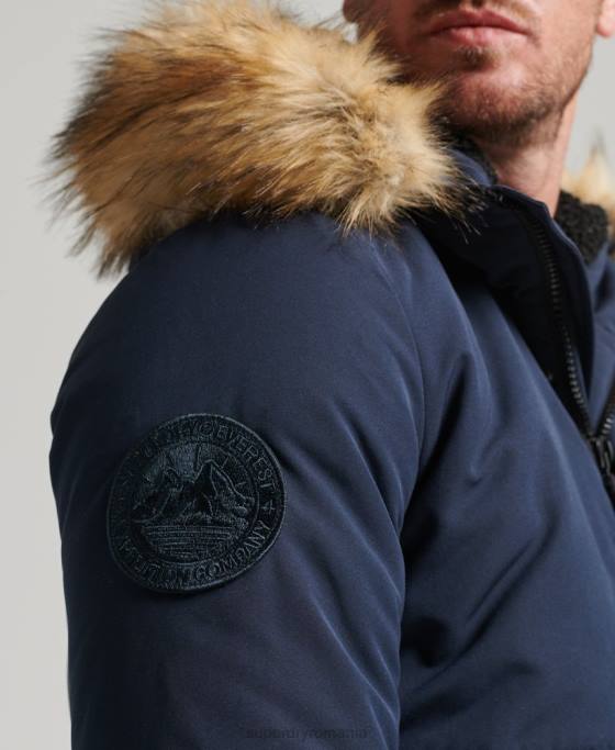 Superdry jachetă bomber everest îmbrăcăminte marina bărbați JX0Z964