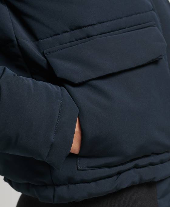 Superdry jachetă bomber everest îmbrăcăminte marina femei JX0Z3769