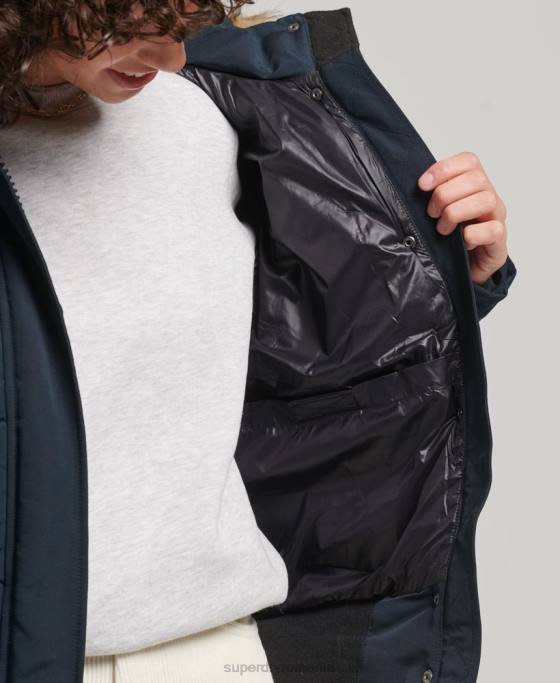 Superdry jachetă bomber everest îmbrăcăminte marina femei JX0Z3769