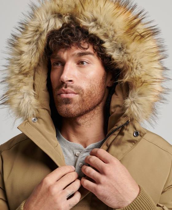 Superdry jachetă bomber everest îmbrăcăminte maro bărbați JX0Z994