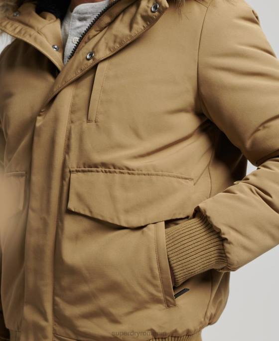 Superdry jachetă bomber everest îmbrăcăminte maro bărbați JX0Z994