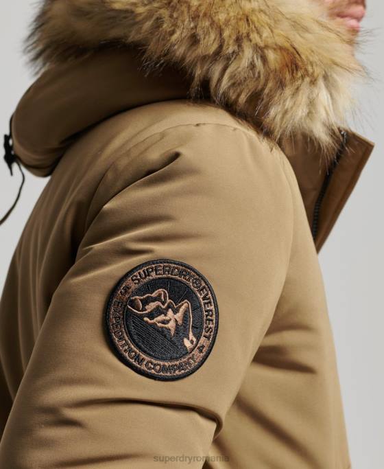 Superdry jachetă bomber everest îmbrăcăminte maro bărbați JX0Z994