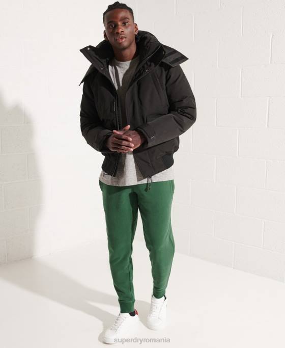 Superdry jachetă bomber everest îmbrăcăminte negru bărbați JX0Z4653