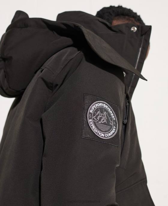 Superdry jachetă bomber everest îmbrăcăminte negru bărbați JX0Z4653