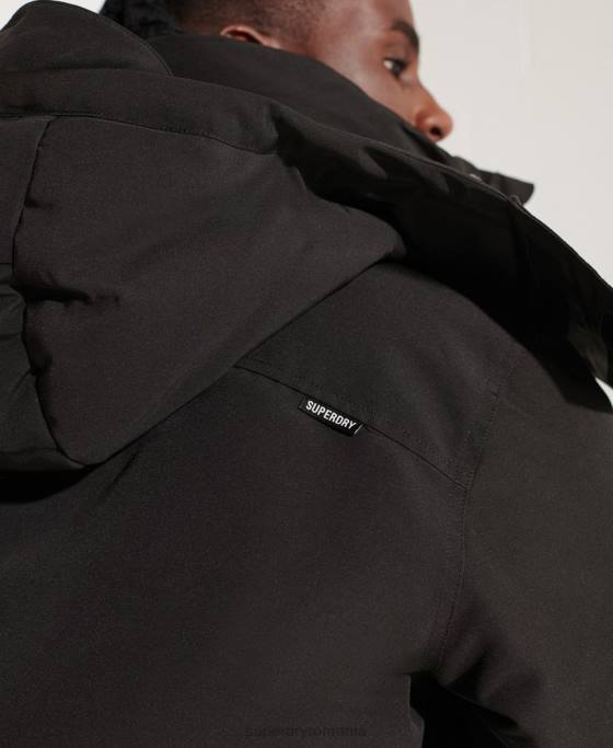 Superdry jachetă bomber everest îmbrăcăminte negru bărbați JX0Z4653