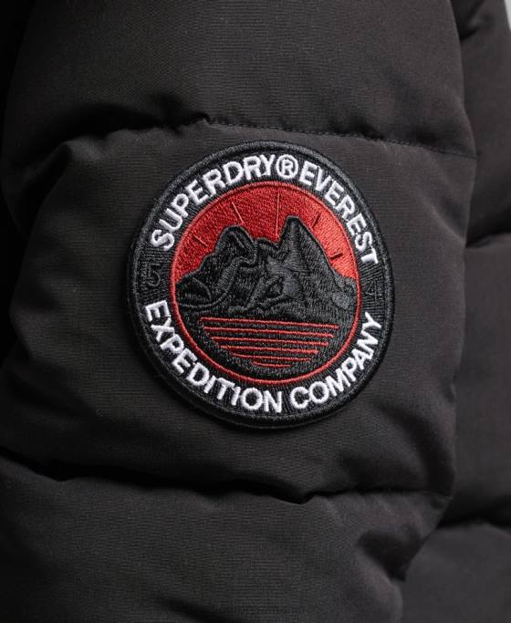 Superdry jachetă bomber everest îmbrăcăminte negru femei JX0Z3779