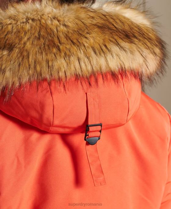 Superdry jachetă bomber everest îmbrăcăminte portocale bărbați JX0Z4749