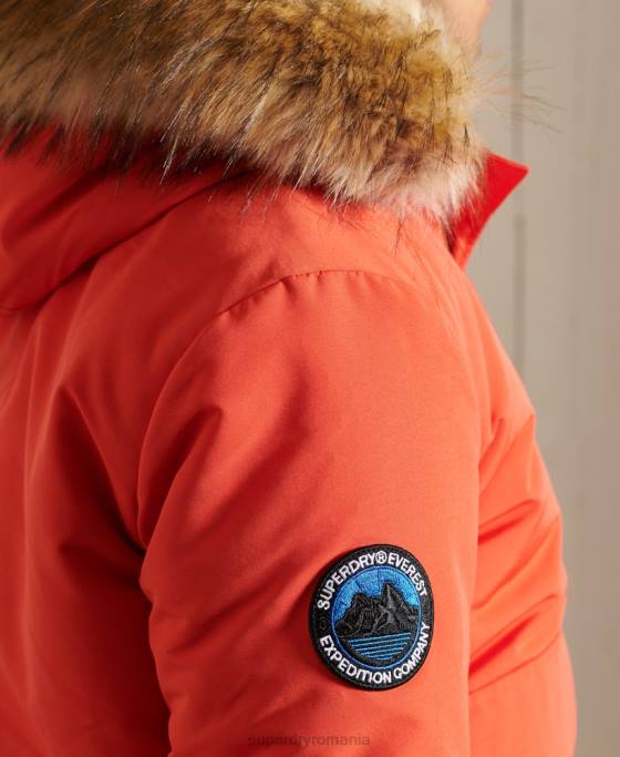 Superdry jachetă bomber everest îmbrăcăminte portocale bărbați JX0Z4749