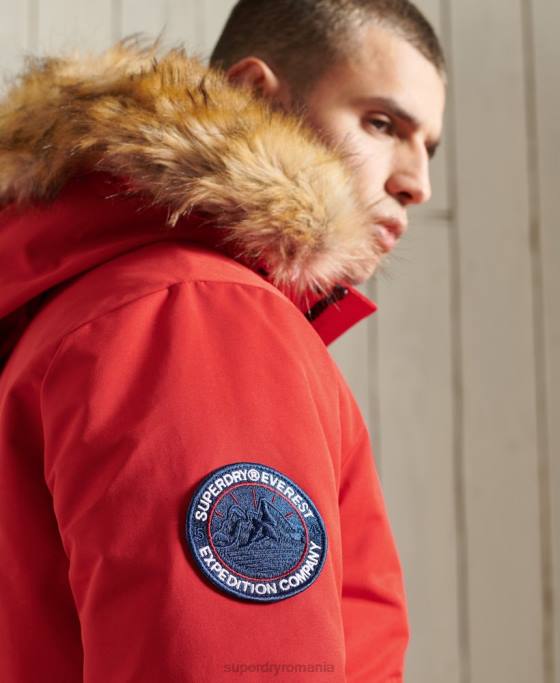 Superdry jachetă bomber everest îmbrăcăminte roșu bărbați JX0Z1083