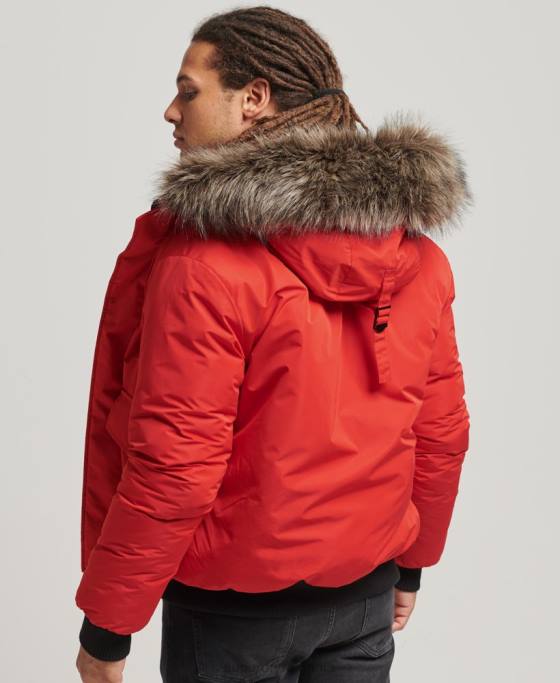 Superdry jachetă bomber everest îmbrăcăminte roșu bărbați JX0Z4455