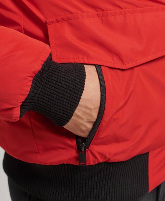 Superdry jachetă bomber everest îmbrăcăminte roșu bărbați JX0Z4455