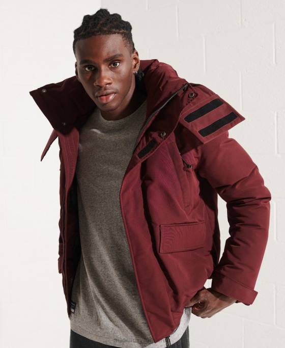 Superdry jachetă bomber everest îmbrăcăminte roșu bărbați JX0Z4523