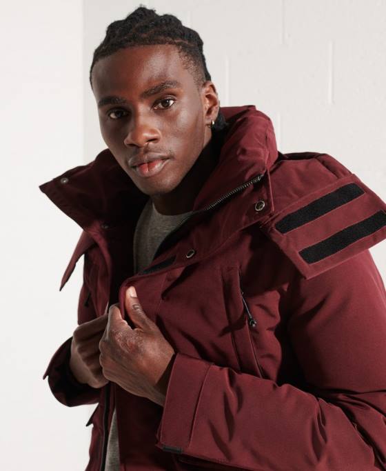 Superdry jachetă bomber everest îmbrăcăminte roșu bărbați JX0Z4523