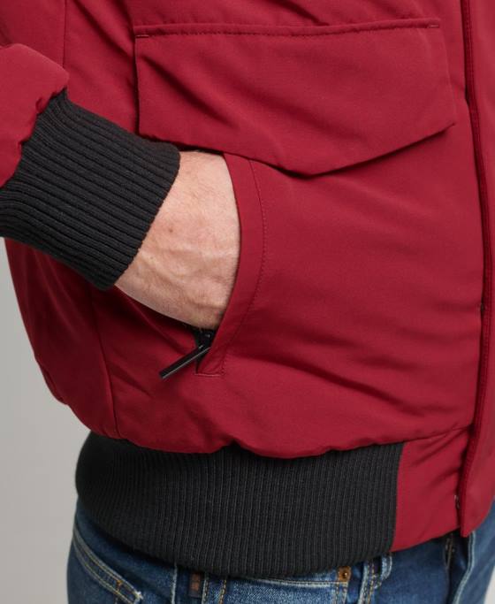 Superdry jachetă bomber everest îmbrăcăminte roșu bărbați JX0Z992