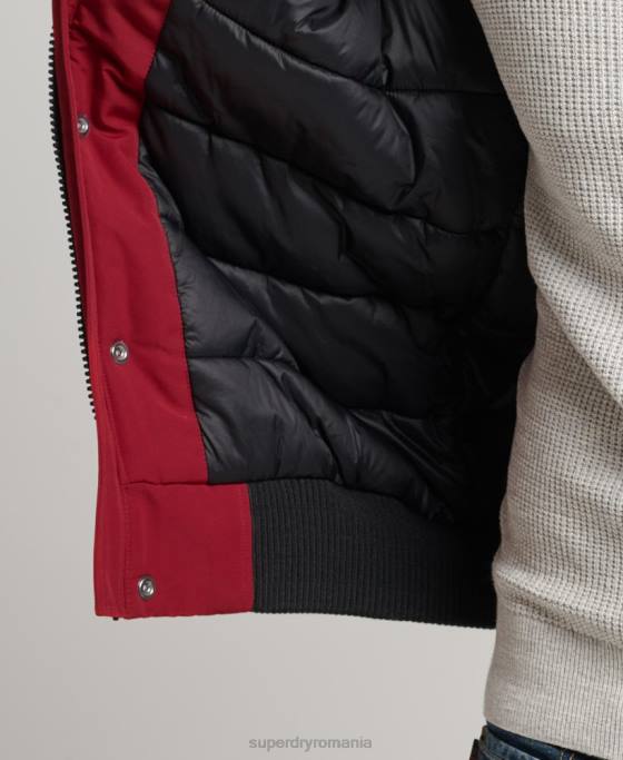 Superdry jachetă bomber everest îmbrăcăminte roșu bărbați JX0Z992
