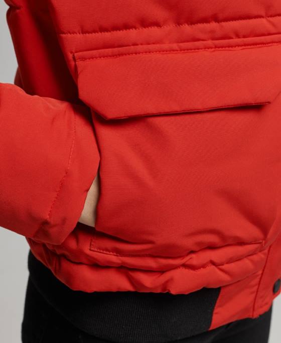 Superdry jachetă bomber everest îmbrăcăminte roșu femei JX0Z3770