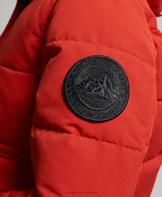 Superdry jachetă bomber everest îmbrăcăminte roșu femei JX0Z3770