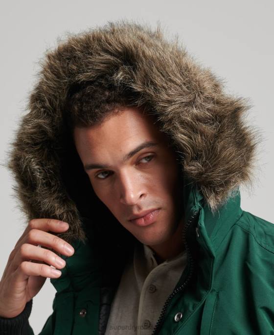 Superdry jachetă bomber everest îmbrăcăminte verde bărbați JX0Z1168