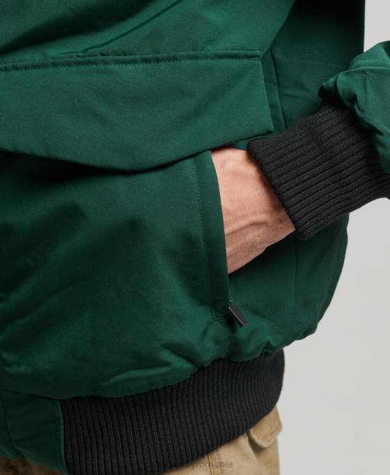 Superdry jachetă bomber everest îmbrăcăminte verde bărbați JX0Z1168