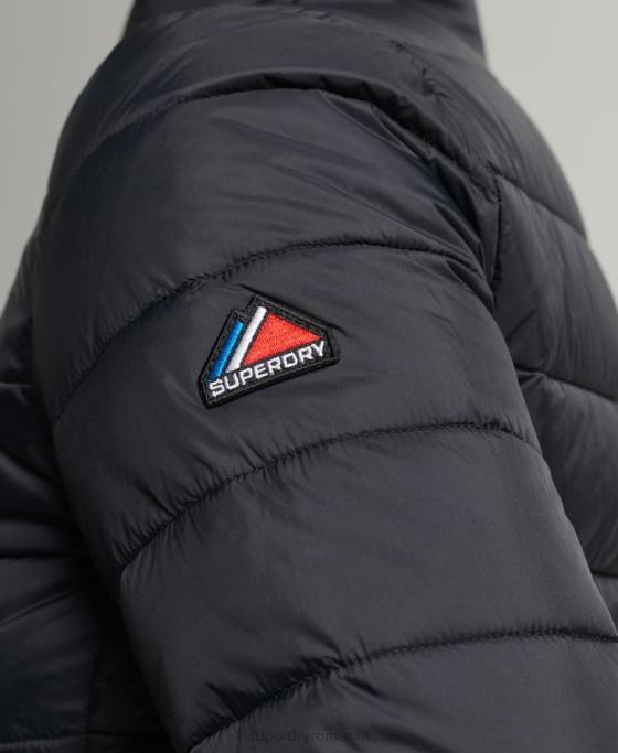 Superdry jachetă bomber fuji îmbrăcăminte negru femei JX0Z5675