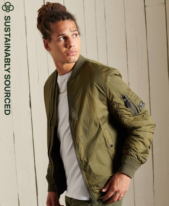 Superdry jachetă bomber ma1 militară îmbrăcăminte verde bărbați JX0Z4674