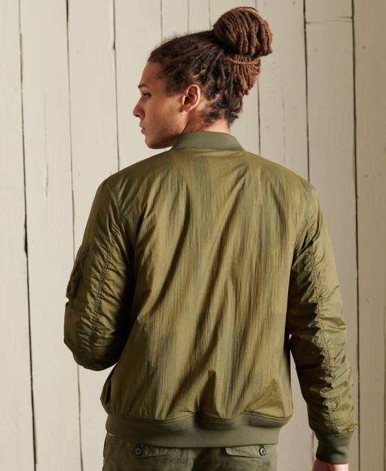 Superdry jachetă bomber ma1 militară îmbrăcăminte verde bărbați JX0Z4674