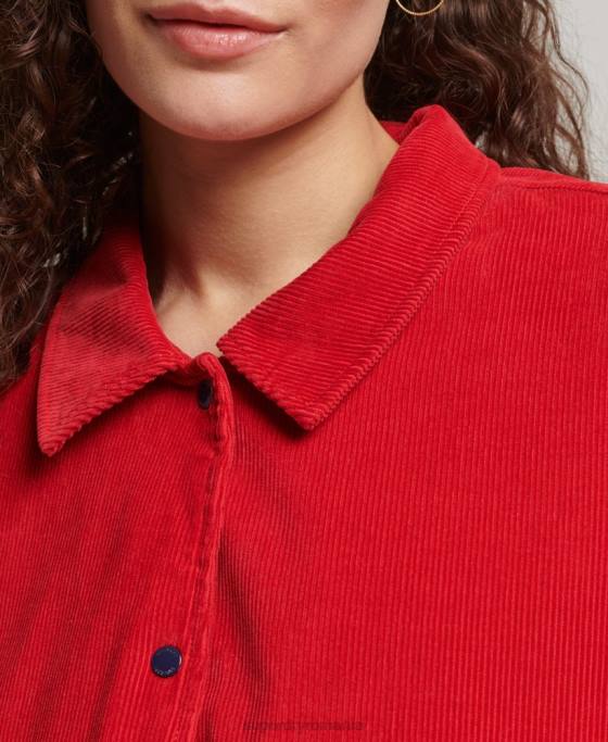 Superdry jachetă bomber snur coach îmbrăcăminte roșu femei JX0Z5580