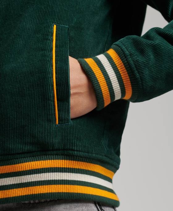 Superdry jachetă bomber snur coach îmbrăcăminte verde femei JX0Z5618