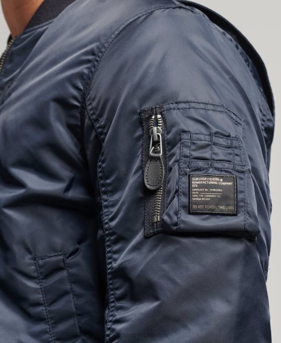 Superdry jachetă bomber vintage ma1 îmbrăcăminte marina bărbați JX0Z4703
