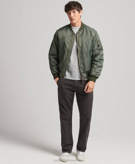 Superdry jachetă bomber vintage ma1 îmbrăcăminte verde bărbați JX0Z4656