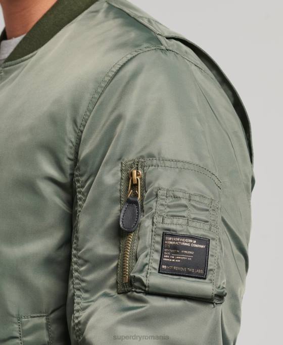 Superdry jachetă bomber vintage ma1 îmbrăcăminte verde bărbați JX0Z4656